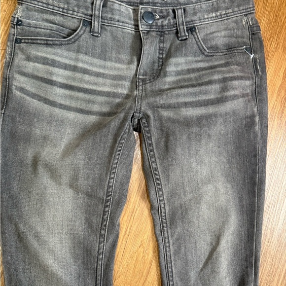 Free People Blue Skinny Jeans with Distressed Details - Picture 4 of 10